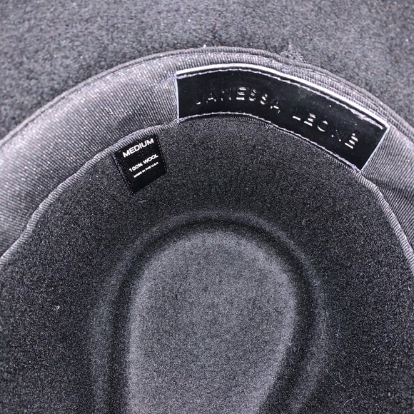 Black wool Janessa Leone Hat . Size medium - Picture 7 of 8